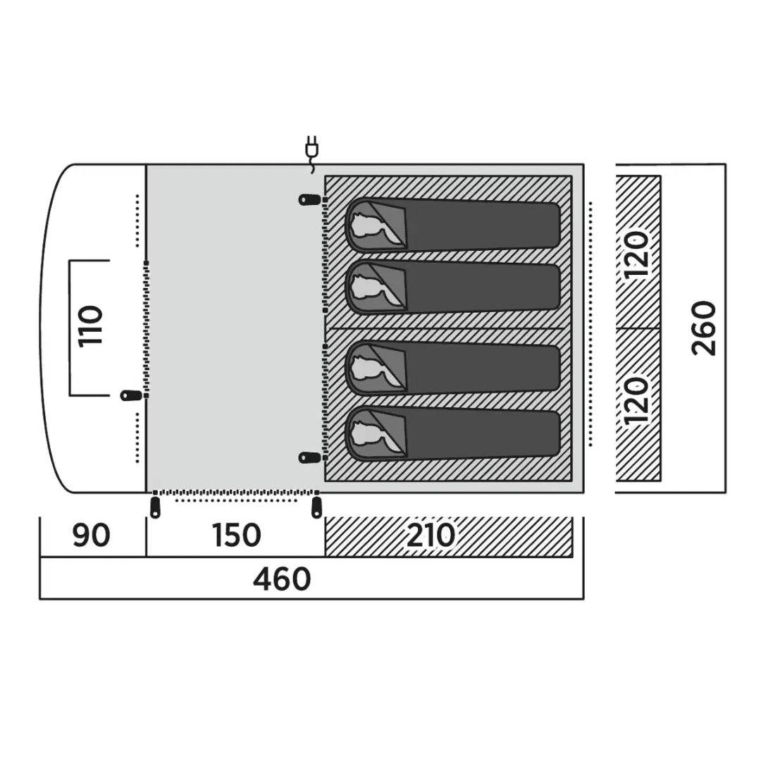 Easy Camp Skarvan 4 Tent