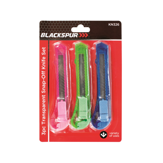 Snap-off Knife Set - Pack of 3