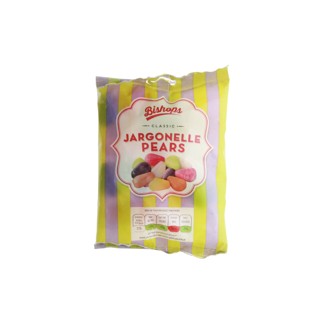 Bishops 140G Rhubarb & Custard Sweets