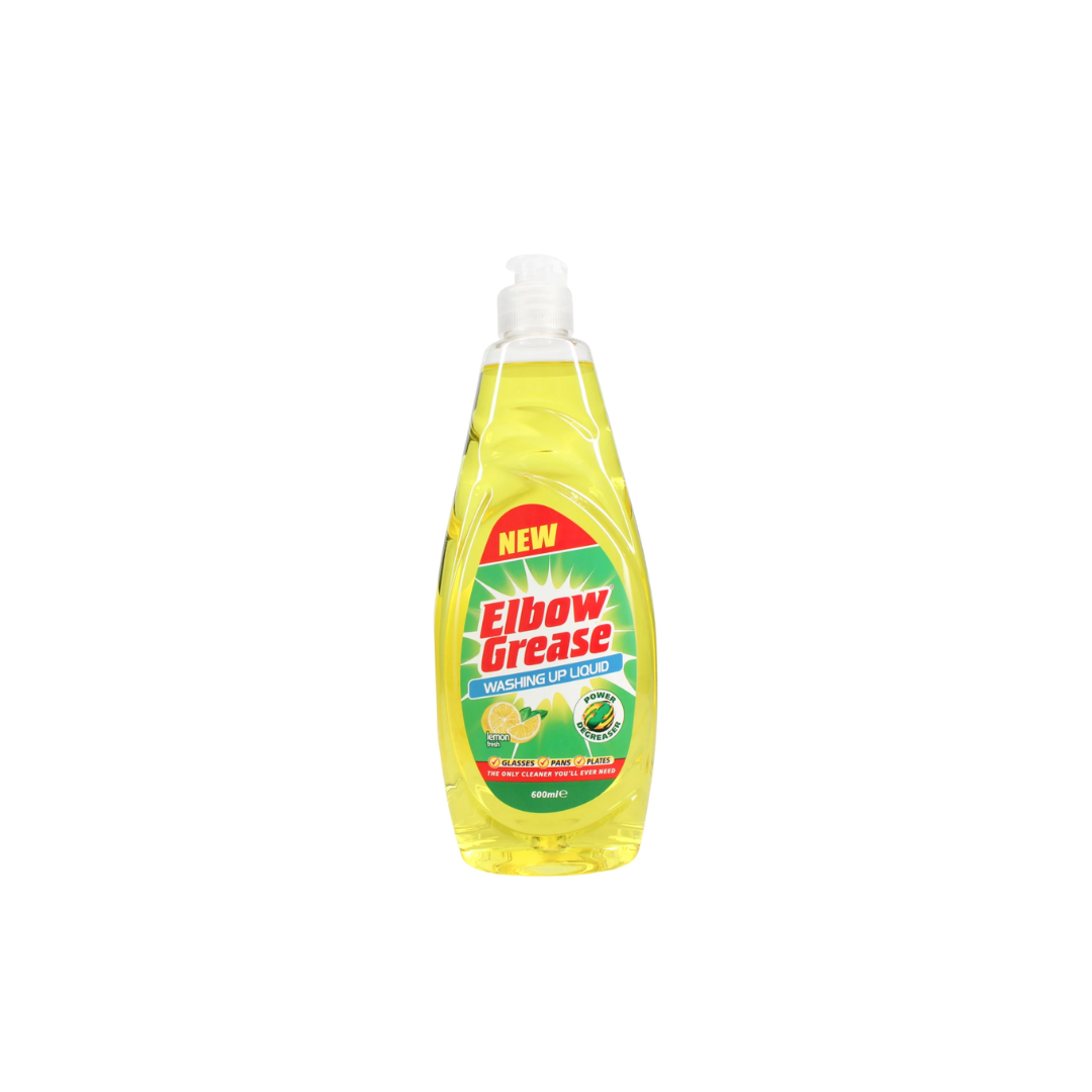 Elbow Grease 600ml Washing Up Liquid Lemon