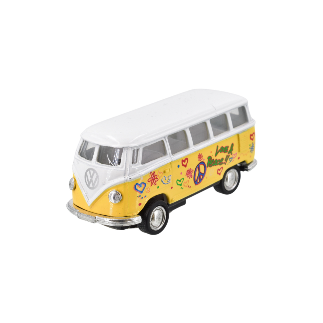 Die Cast VW Combi Peace & Love Design