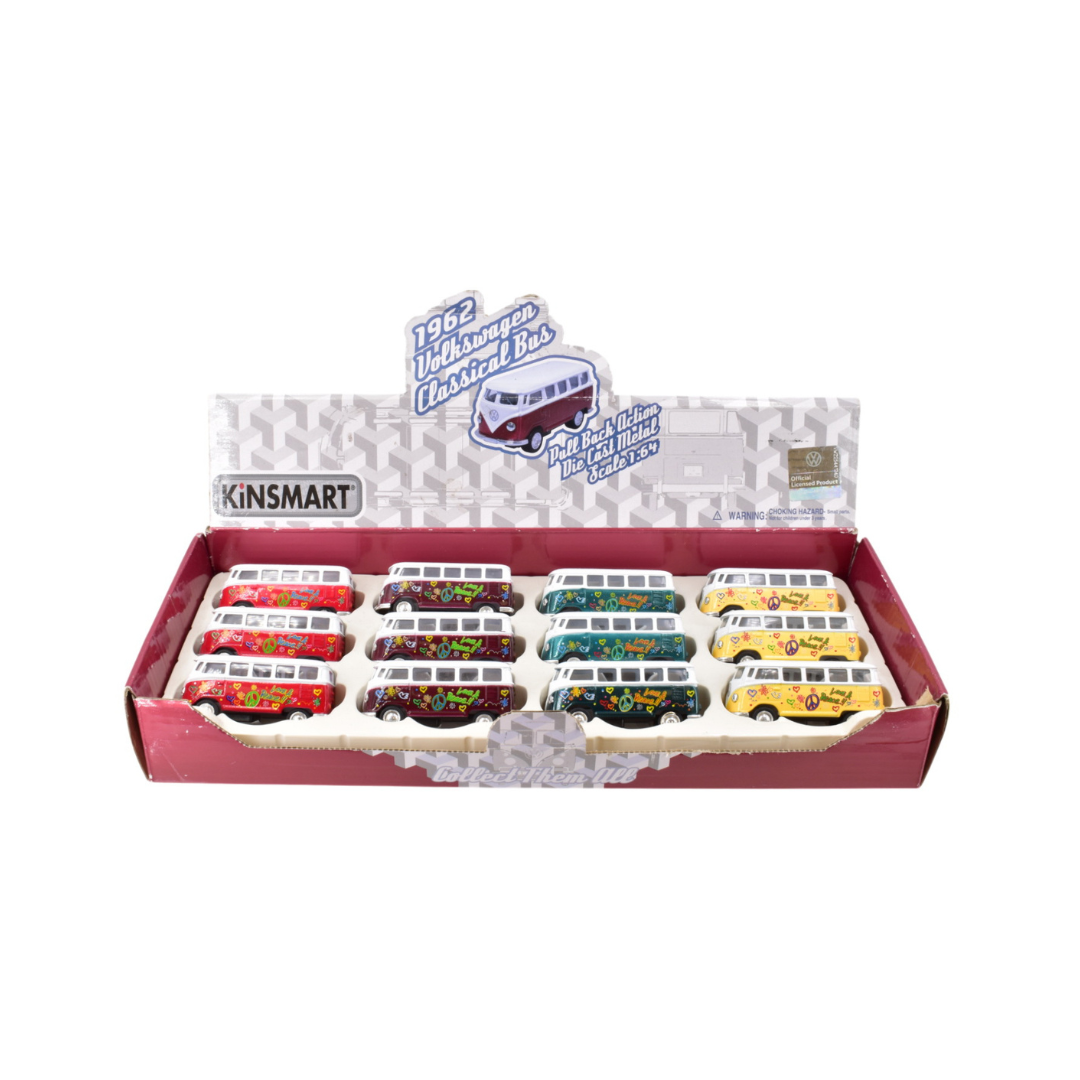 Die Cast VW Combi Peace & Love Design