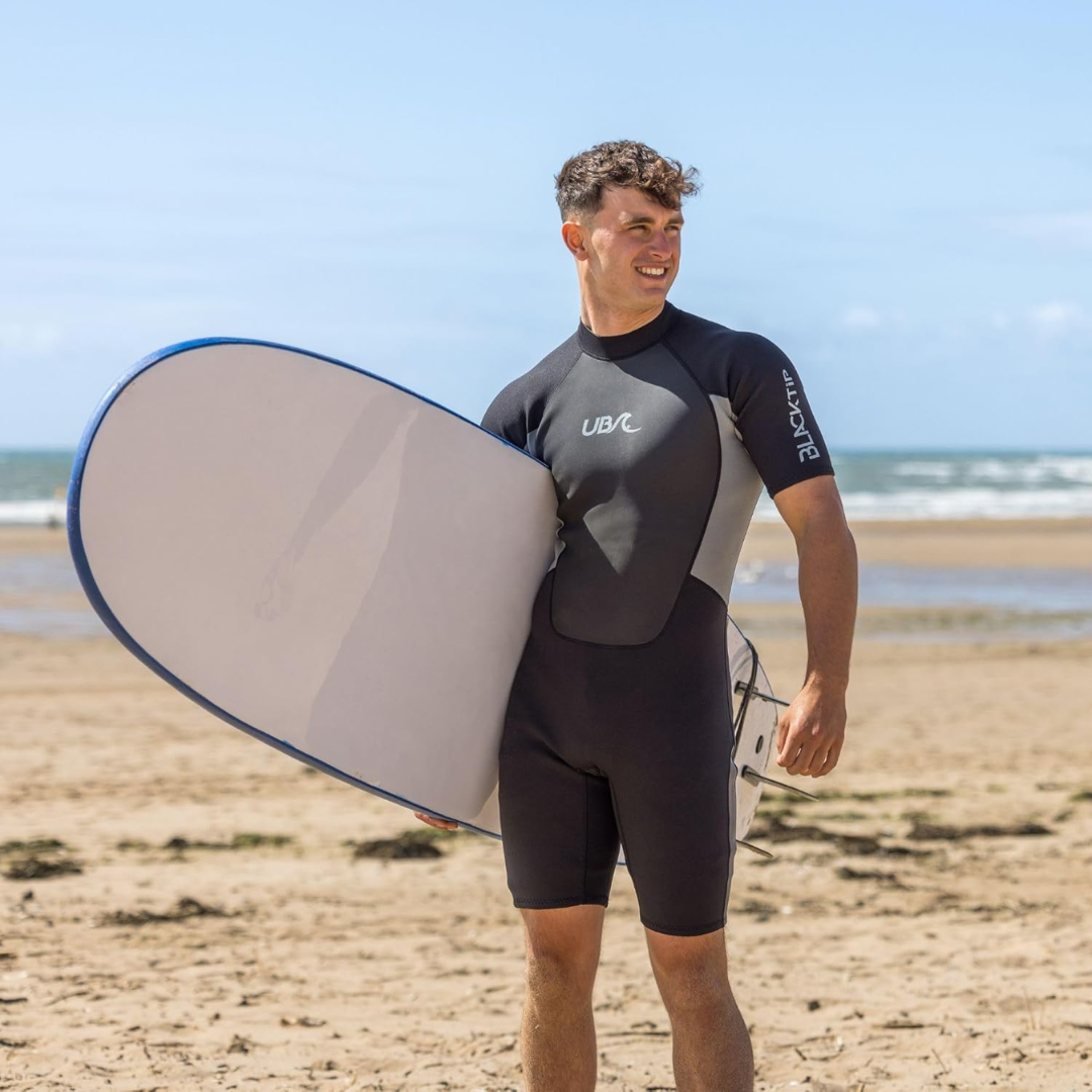 Blacktip Mens Short Length Wetsuit - Black