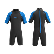 Sharptooth Kids Short Length Wetsuit - Blue