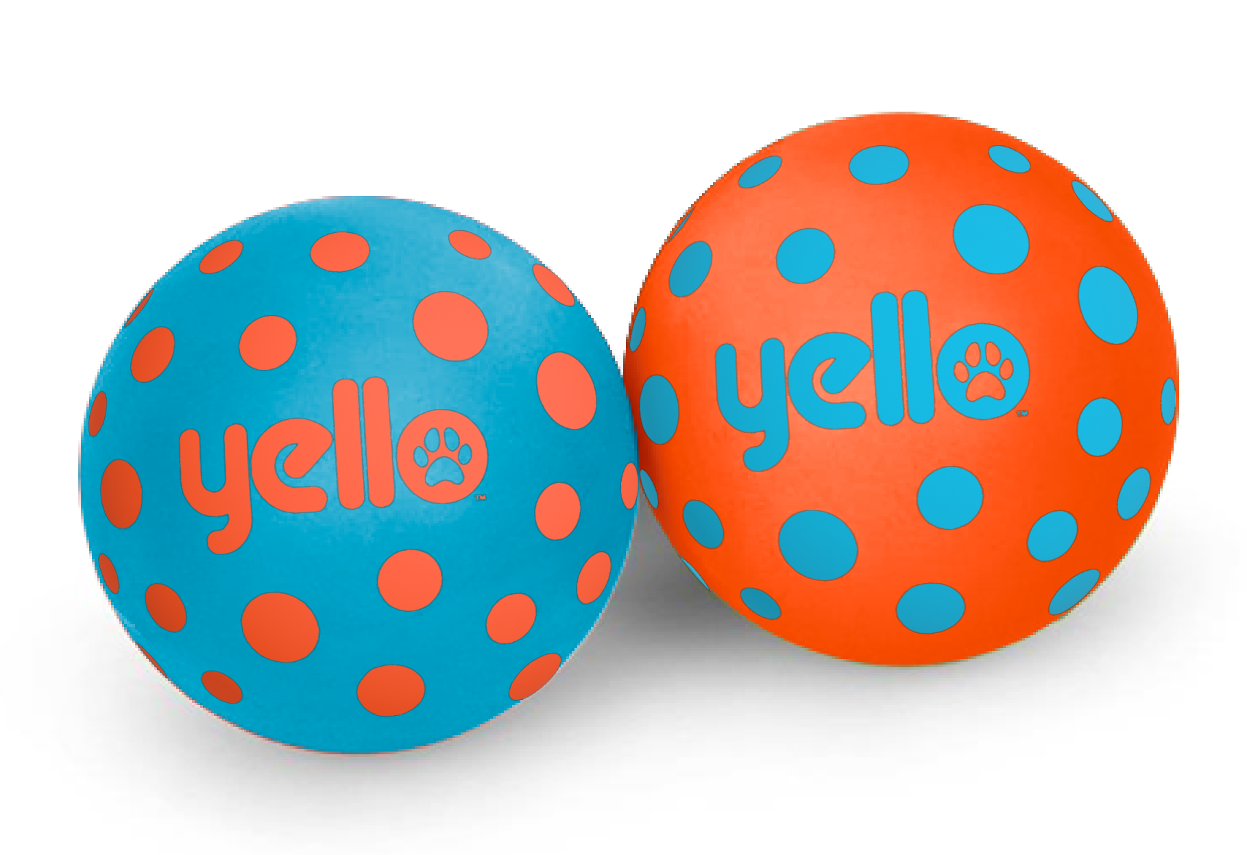 Rubber Dog Balls 2pk