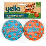 Rubber Dog Balls 2pk