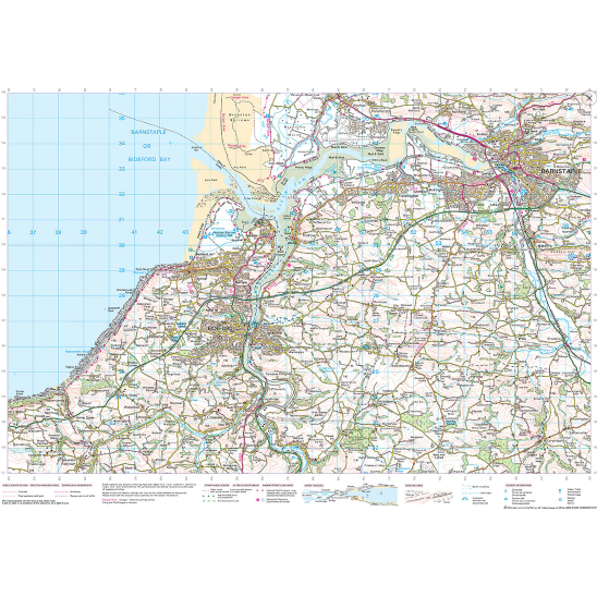 Buck's Mills - Combe Martin Walking/Cycling Map