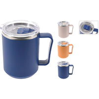 Coloured Mug With Lid