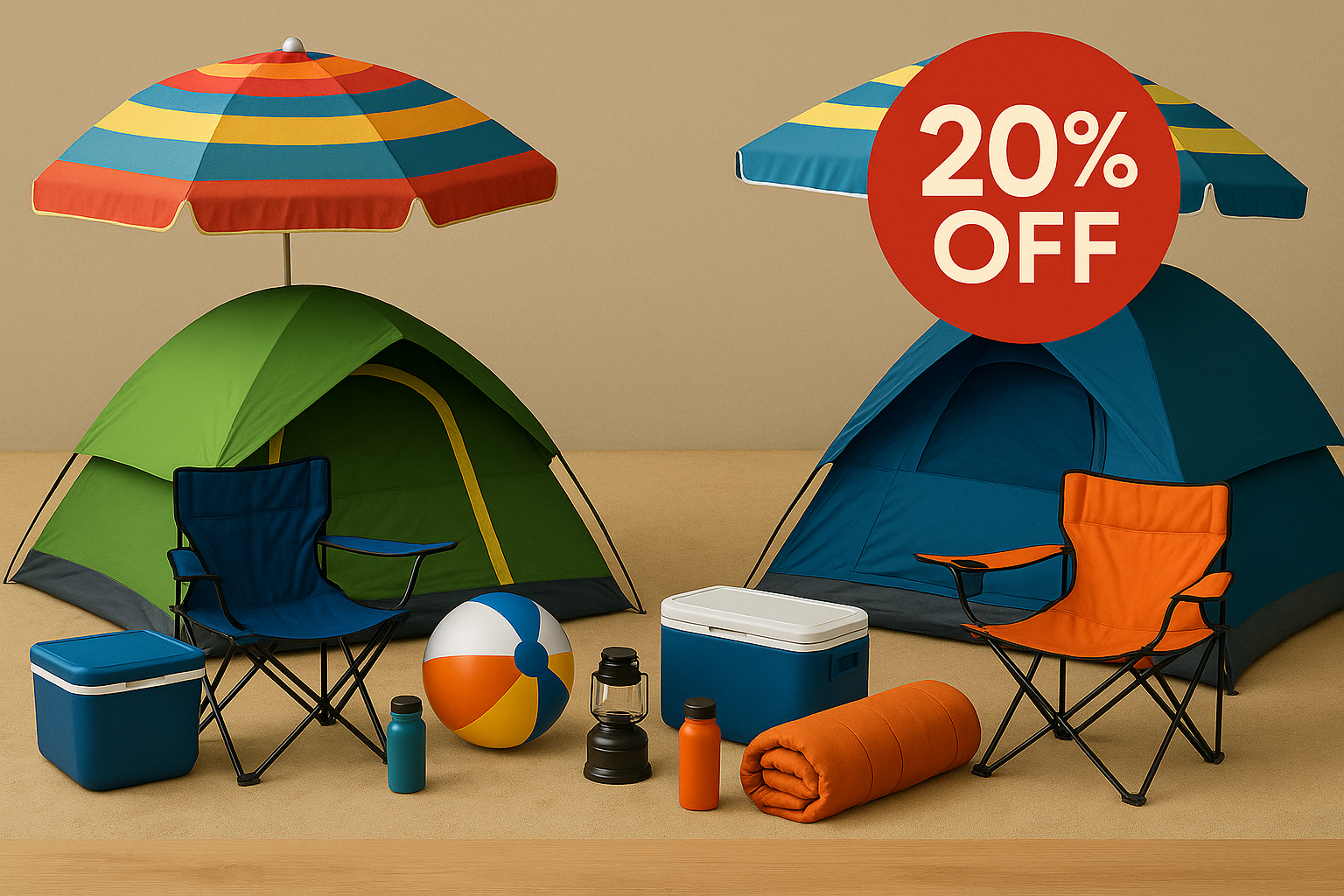 change the 20% off design