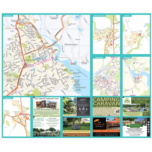 Cycling in The New Forest - Cycling/Walking Map