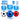 Vinyl Football Dog Toy with Squeaker – 7.5cm