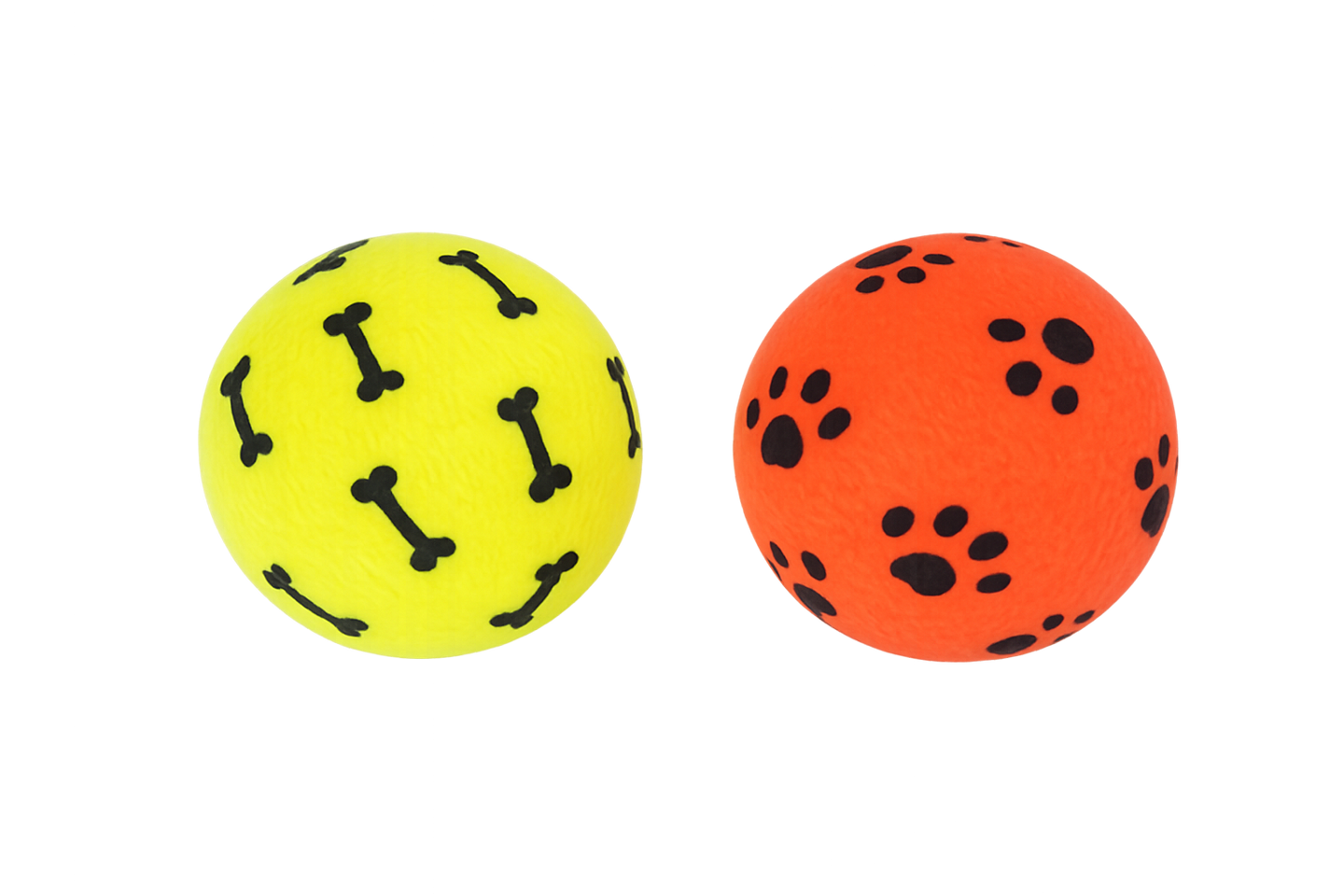 Pet Rubber Balls  2Pk