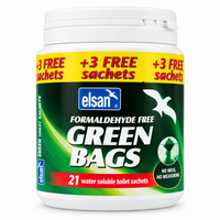 Elsan Green Toilet Sachets Tub of 21