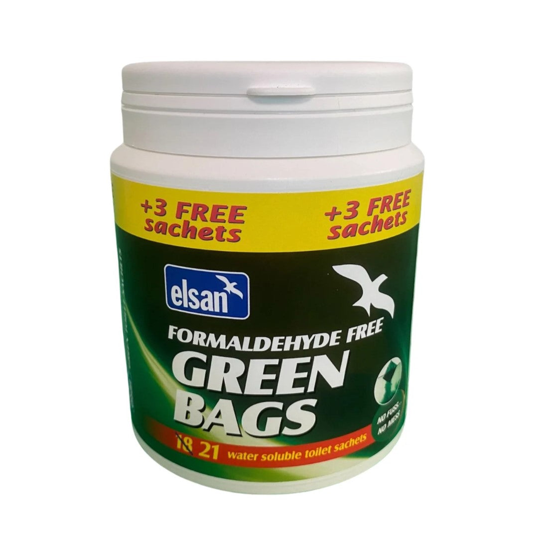 Elsan Green Toilet Sachets Tub of 21