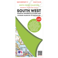 Falmouth - Porthleven Coastal Walking/Cycling Map