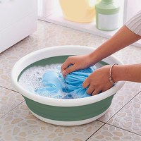 9L Collapsible Wash Bowl - Forest Green