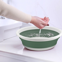 9L Collapsible Wash Bowl - Forest Green