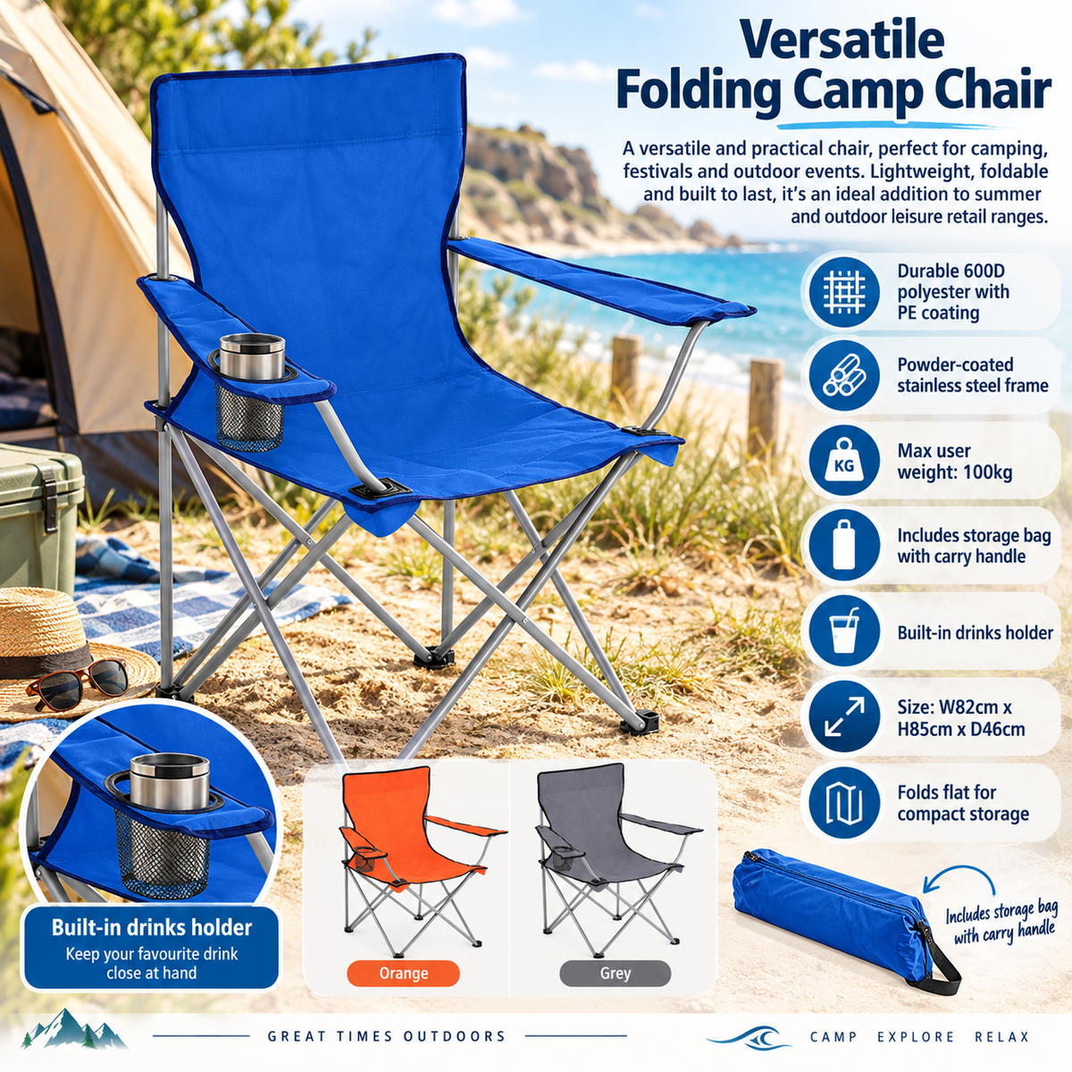 Folding Camp Chair