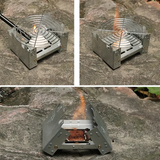 Folding Solid Fuel Pocket Stove