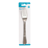 Stainless Steel Forks 4pk on Card
