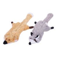 Fox/Racoon Plush Squeaking Toy