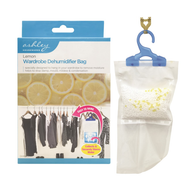 Hanging Wardrobe Dehumidifier Bag - Lemon Scented