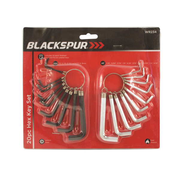 20 Piece Allen Key Set