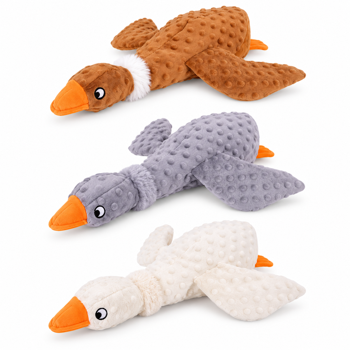 Plush Honking Duck Dog Toy