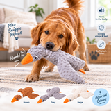 Plush Honking Duck Dog Toy