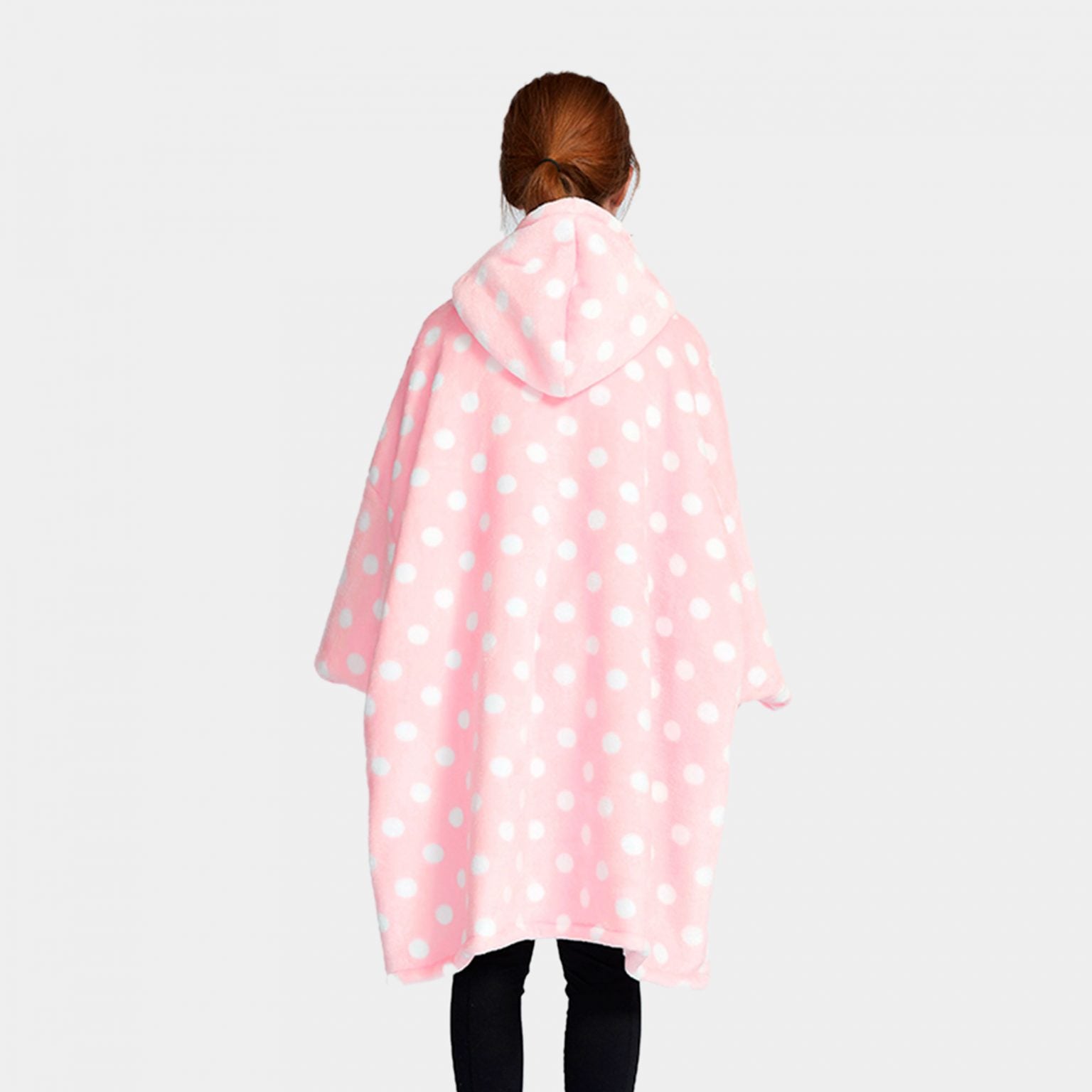 Junior/ Toddler Big Cosie - Pink & White Spot