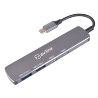 4 Port Ultra-Slim USB 3.2 Type-C Hub