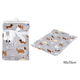 Pet Blanket - Super Soft - 90x70cm - 2 Asstd Designs