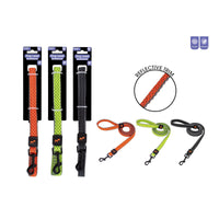 Reflective Dog Lead - Textured - 120cm in 3 Assorted Colours