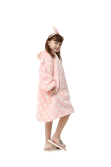 Junior/ Toddler Big Cosie - Pink & White Spot