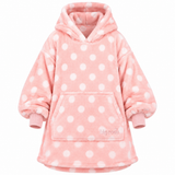 Junior/ Toddler Big Cosie - Pink & White Spot