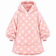 Junior/ Toddler Big Cosie - Pink & White Spot