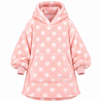 Junior/ Toddler Big Cosie - Pink & White Spot