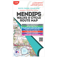 Mendips Walking/Cycling Map