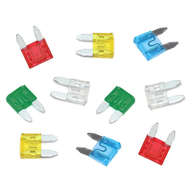 Mini Blade Fuses - Mixed Pack of 8 Fuses