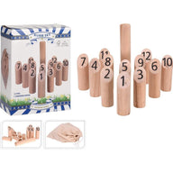Pine Wood Kubb Set
