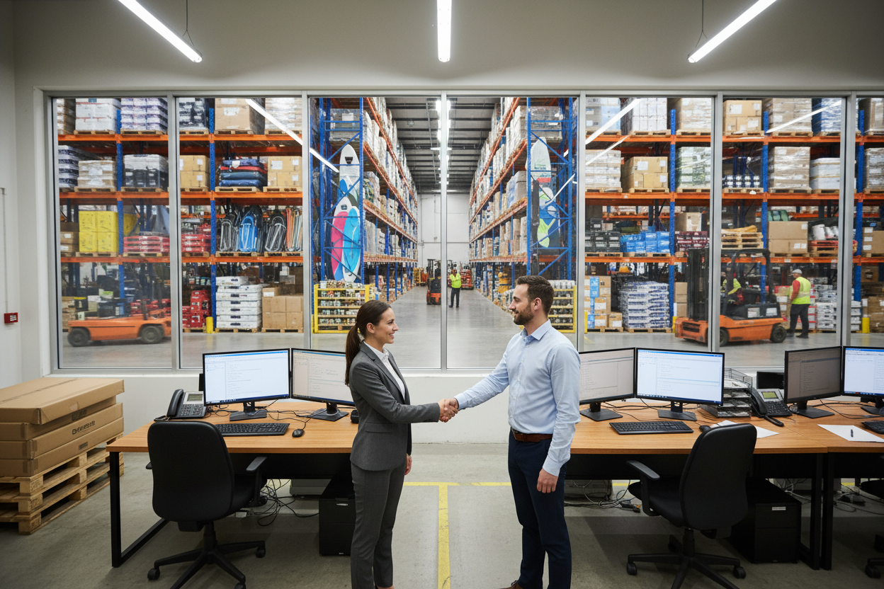 no - more warehouse office