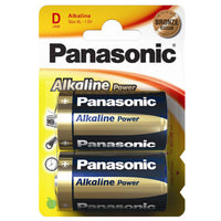 Panasonic D Cell Pack of 2 LR20 Alkaline Batteries