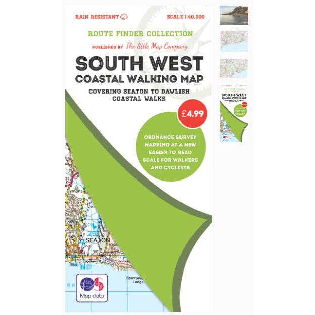Seaton - Dawlish Coastal Walking/Cycling Map