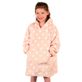 Junior/ Toddler Big Cosie - Pink & White Spot