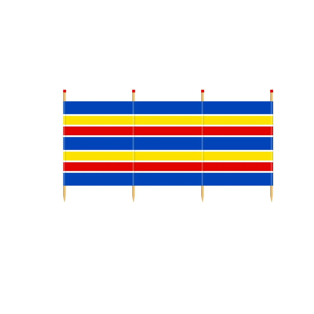 Windbreak Traditional Stripe - 4 Pole