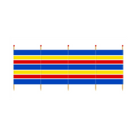 Windbreak Traditional Stripe - 5 Pole