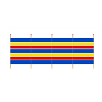 Windbreak Traditional Stripe - 5 Pole