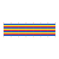 Windbreak Traditional Stripe - 8 Pole Tall