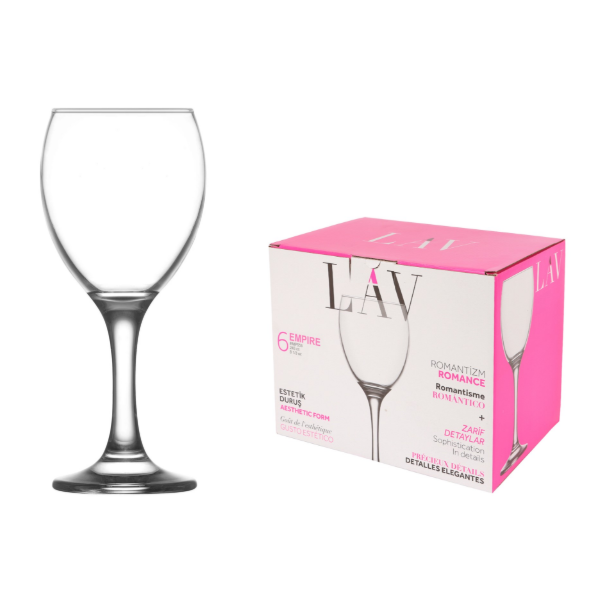 245ml White Wine Glasses - Pack of 6