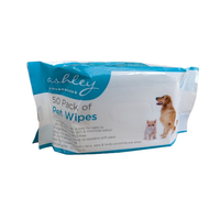 Pet Antibacterial Cleaning Wipes 50pk